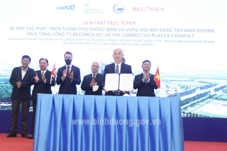 BECAMEX IDC HỢP TÁC VỚI CPC (VƯƠNG QUỐC ANH) PHÁT TRIỂN THÀNH PHỐ THÔNG MINH VÀ VÙNG ĐỔI MỚI SÁNG TẠO BÌNH DƯƠNG