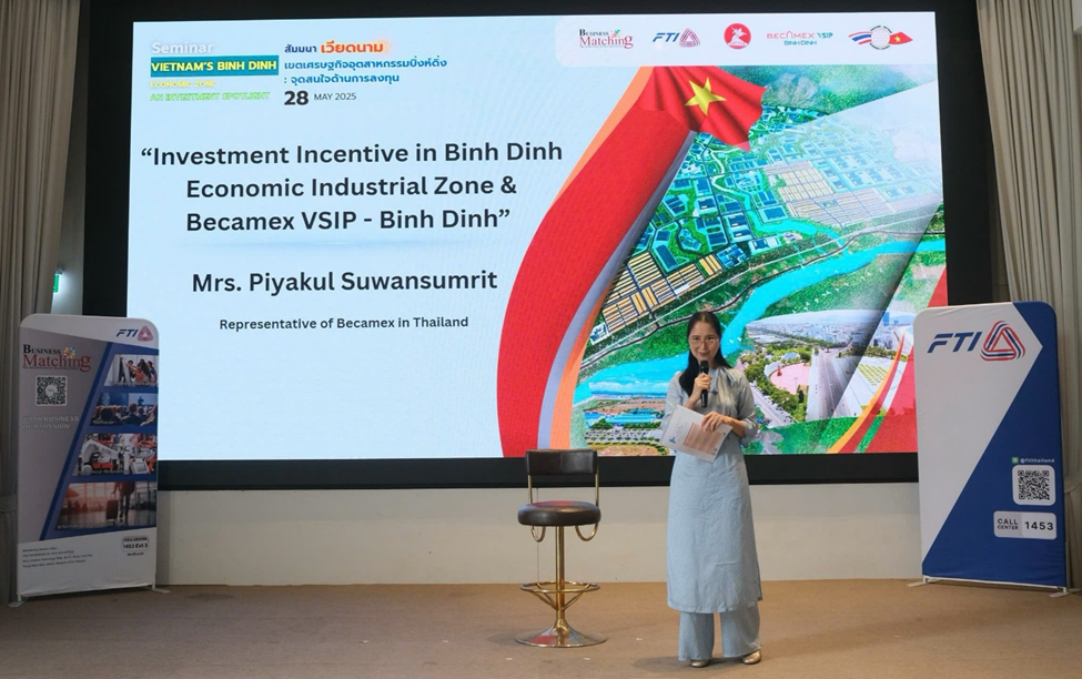 BECAMEX VSIP BÌNH ĐỊNH MỜI GỌI ĐẦU TƯ CÁC DOANH NGHIỆP THÁI LAN 4 Becamex Bình Định image 3 Becamex Bình Định