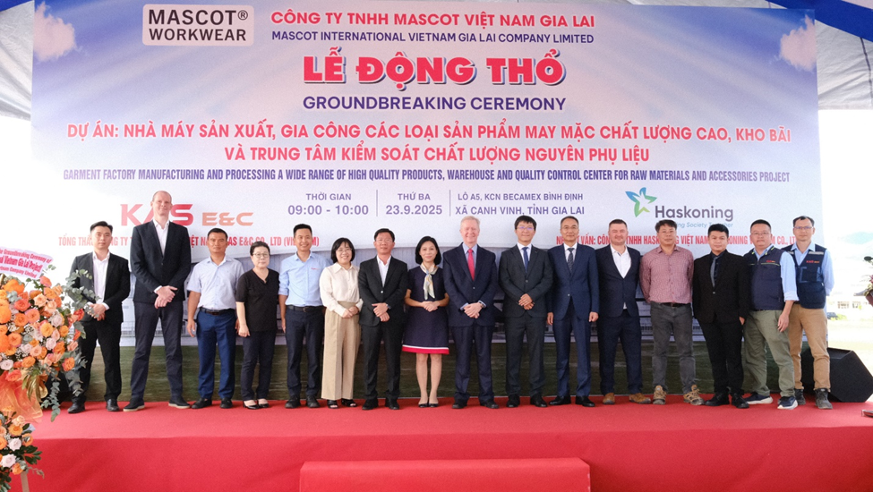 LỄ ĐỘNG THỔ DỰ ÁN NHÀ MÁY MASCOT VIỆT NAM GIA LAI (Bước tiến mới khẳng định vị thế trong ngành may mặc chất lượng cao)