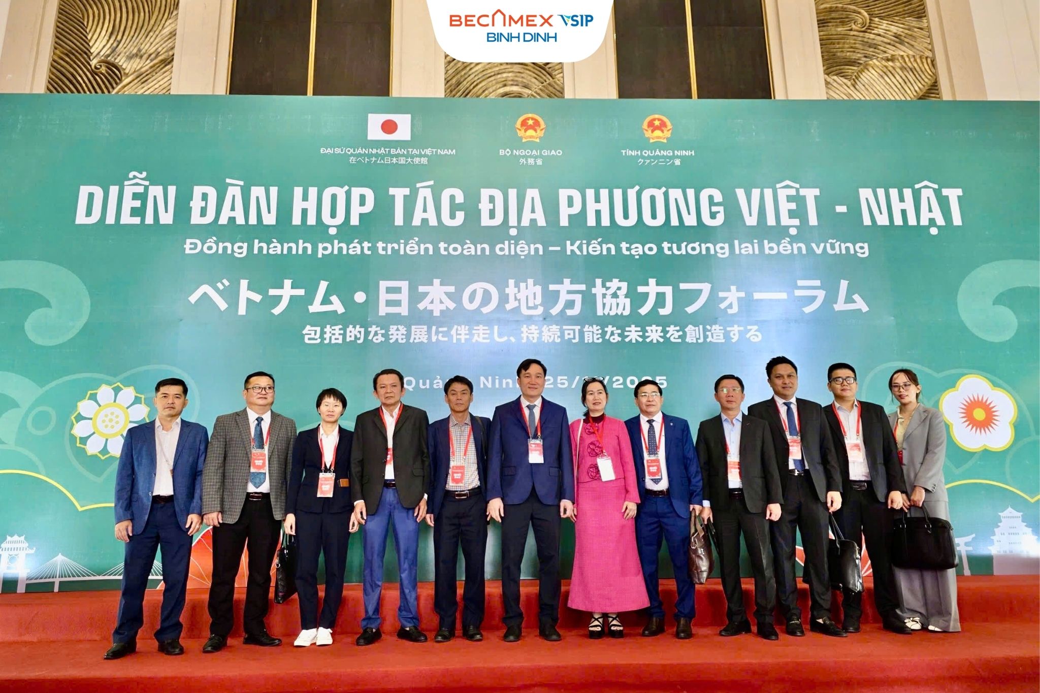 BECAMEX BÌNH ĐỊNH MONG MUỐN HỢP TÁC CÙNG DOANH NGHIỆP NHẬT BẢN KIẾN TẠO TƯƠNG LAI BỀN VỮNG