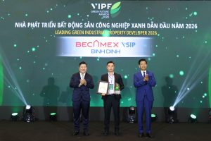 BECAMEX VSIP BÌNH ĐỊNH ĐƯỢC VINH DANH “NHÀ PHÁT TRIỂN BẤT ĐỘNG SẢN CÔNG NGHIỆP XANH DẪN ĐẦU NĂM 2026” 1 Becamex Bình Định 1791258901815 7792340187958592831 7792340187958592831 d75d02a042e8090176ac98aadab0056d Becamex Bình Định
